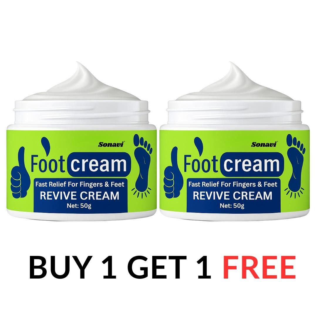 Foot Cream Fast Relief for Fingers & Feet Revive Cream (Pack of 2)