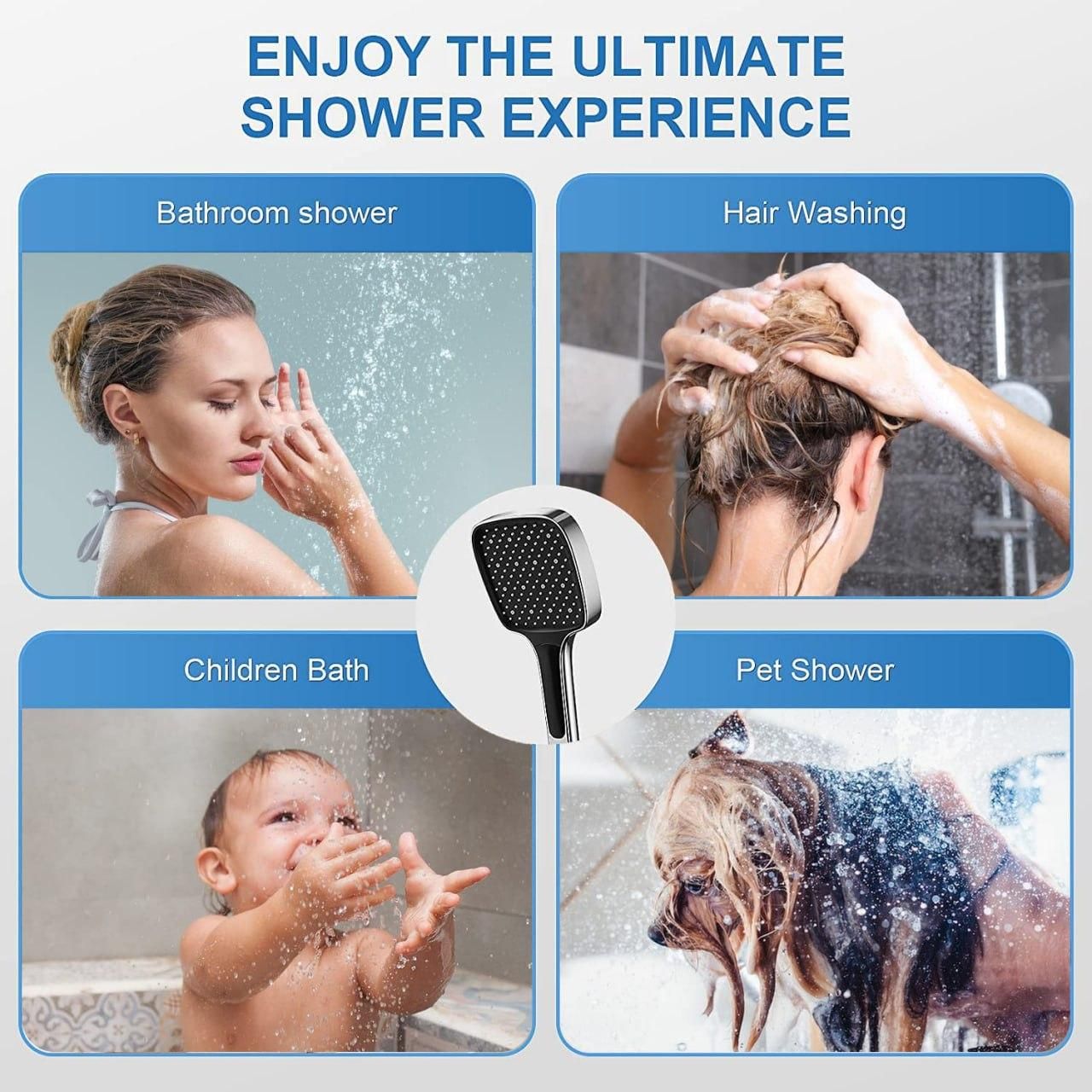 7 Modes Large Shower Head