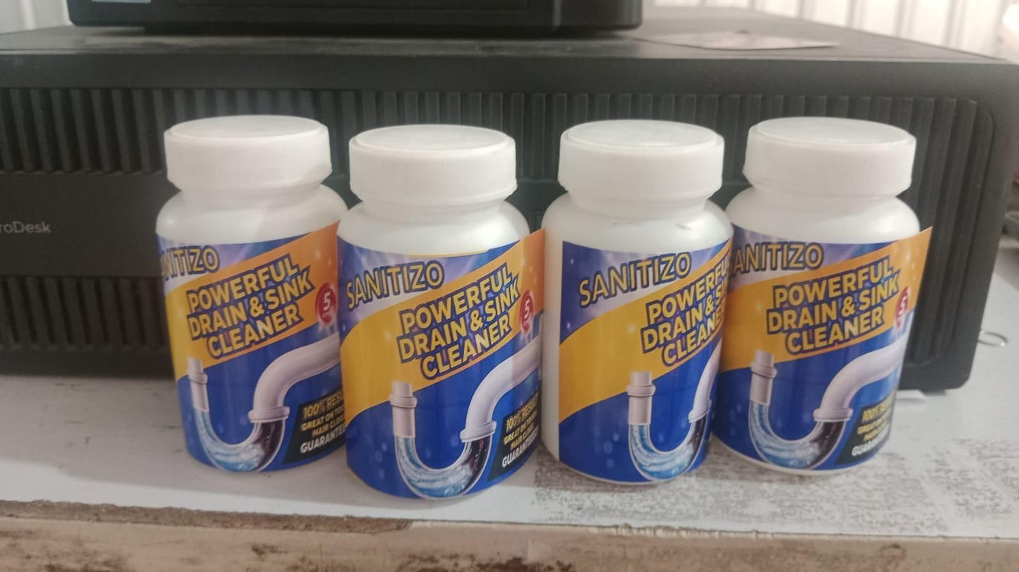 Sanitizo Powerful Drain & Sink Cleaner Powder 250 gm (Pack of 2)